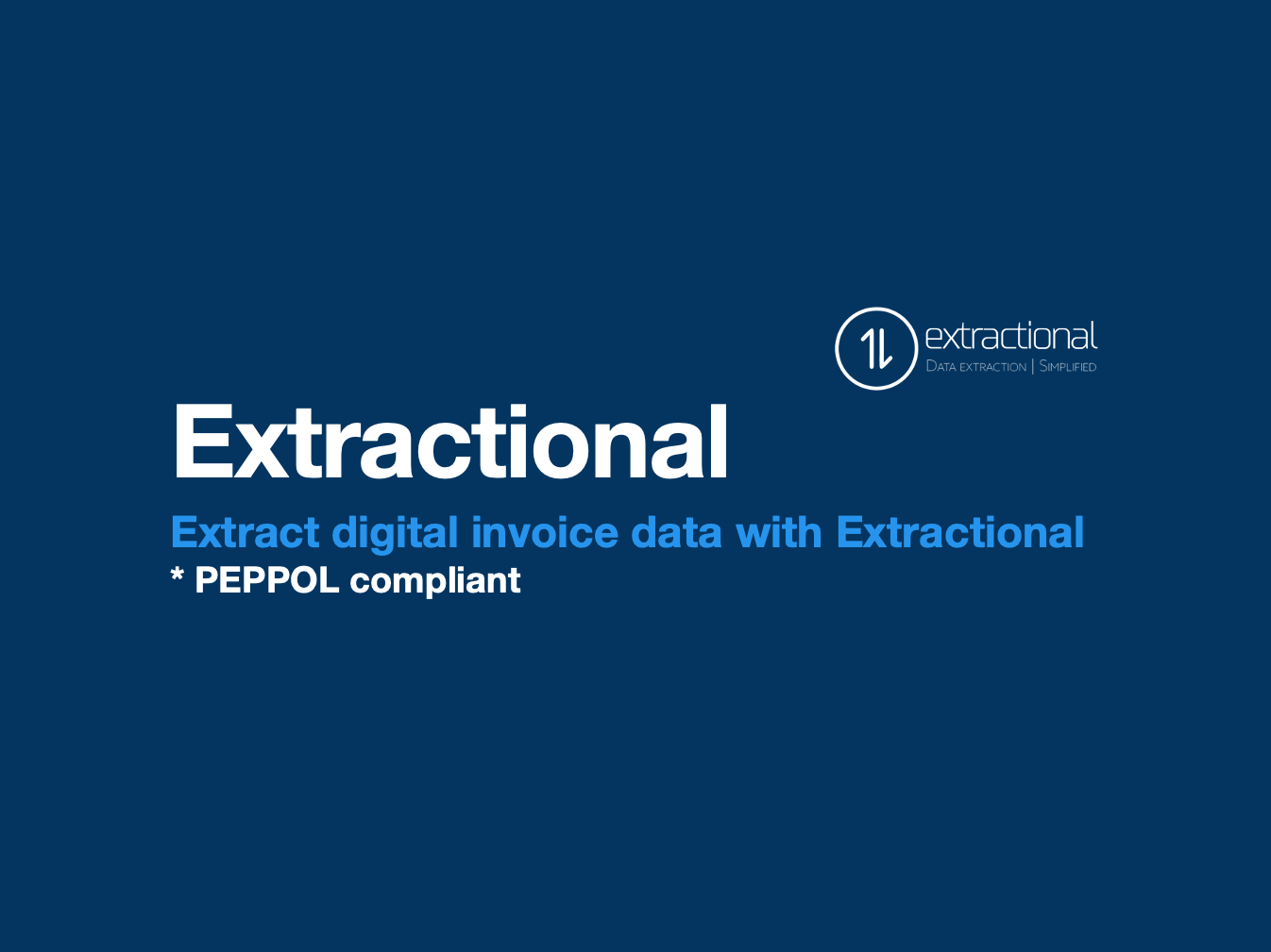 Extractional – Data extraction simplified